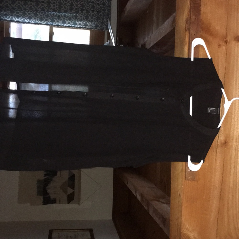 Forever 21 see through black blouse